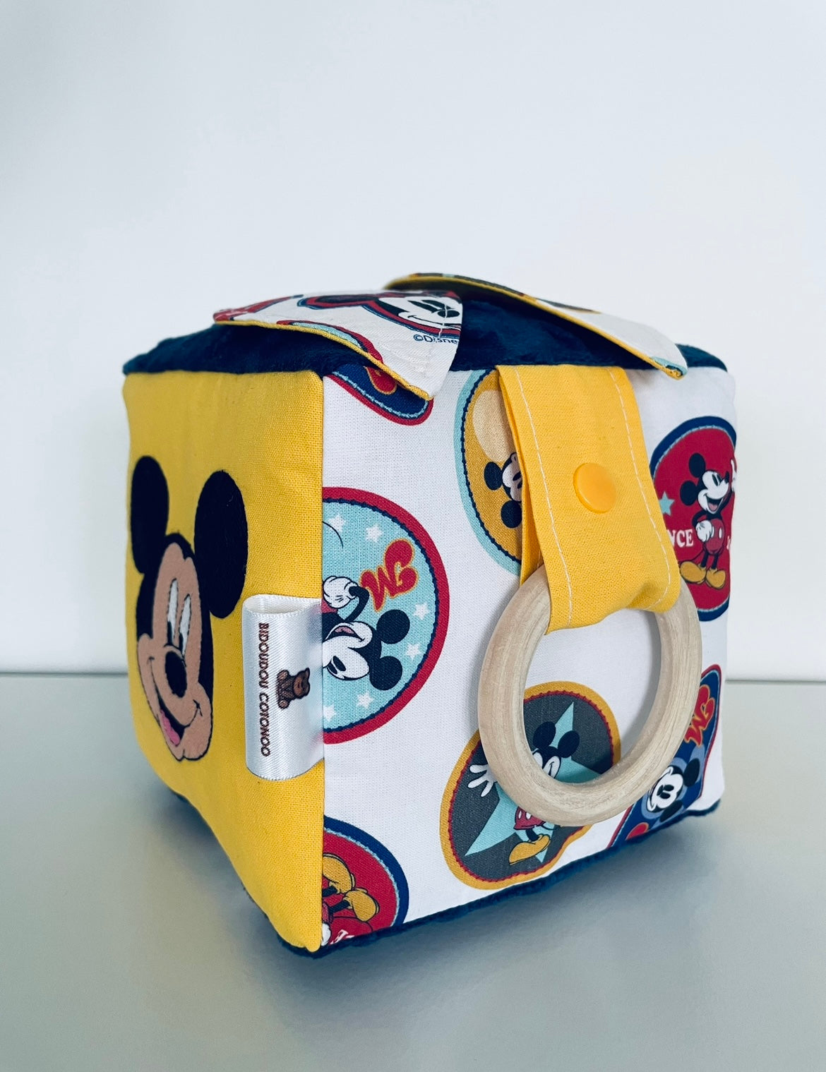 Cube éveil Mickey / Jouet éveil / Cube éveil oreilles / Mickey