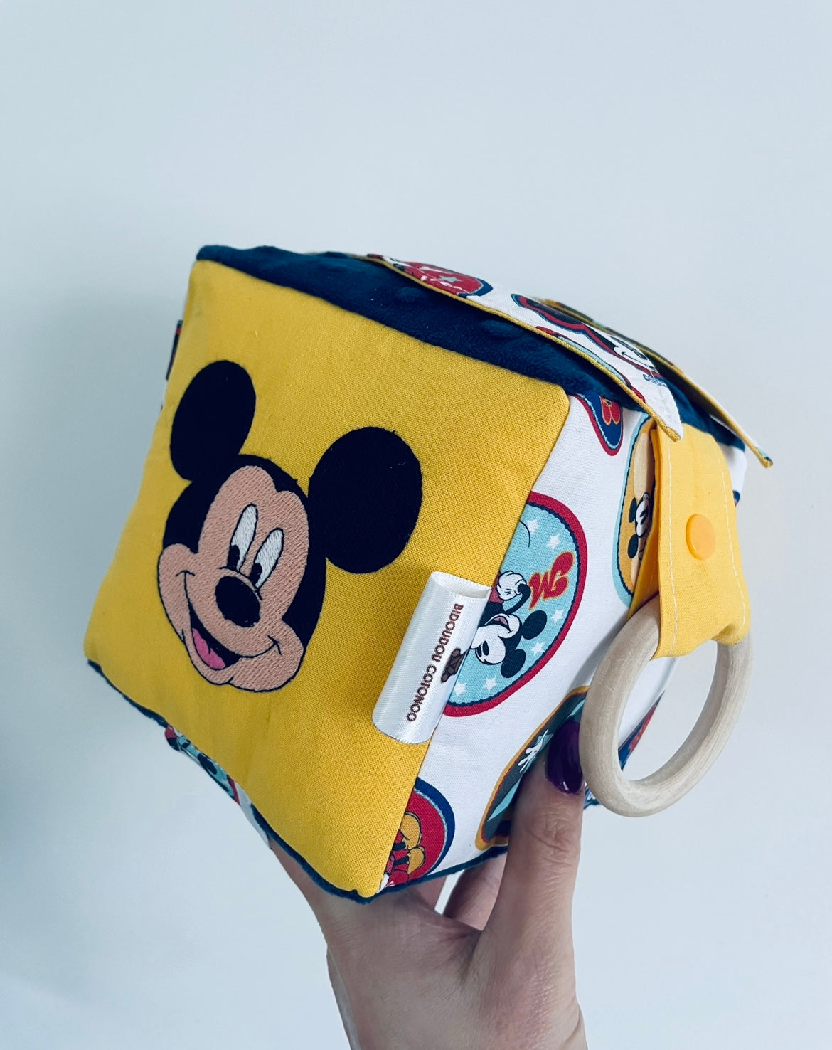 Cube éveil Mickey / Jouet éveil / Cube éveil oreilles / Mickey