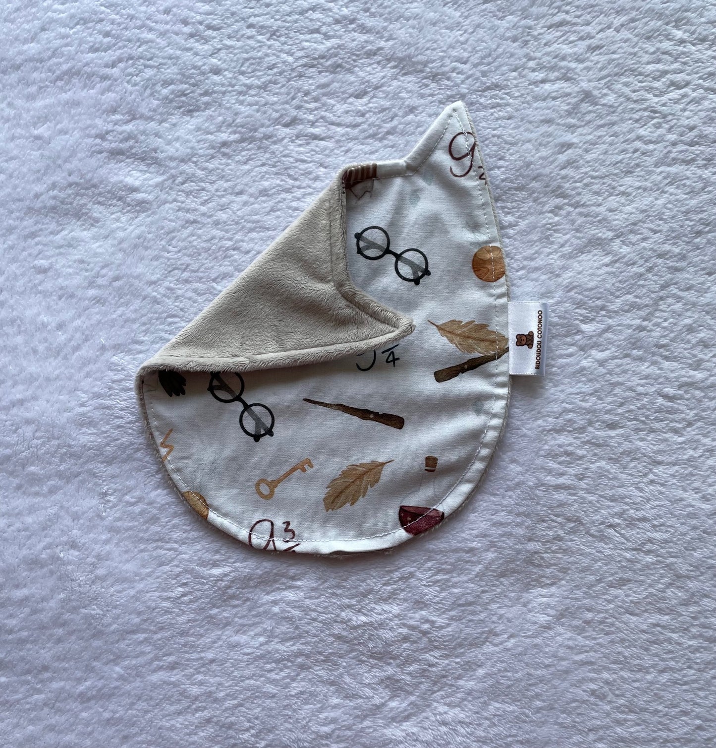 Doudou plat Harry Potter / doudou personnalisé / cadeau personnalisé