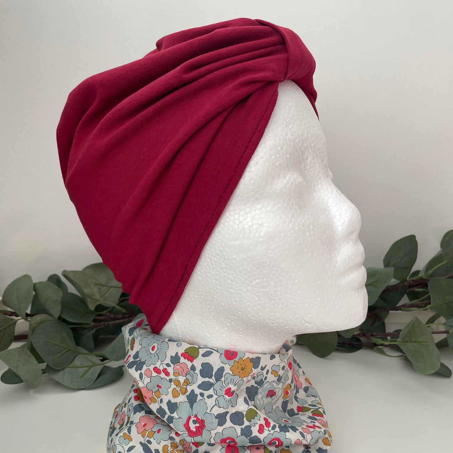 Bonnet turban / Bonnet jersey / Bonnet femme / Bonnet de chimiothérapie